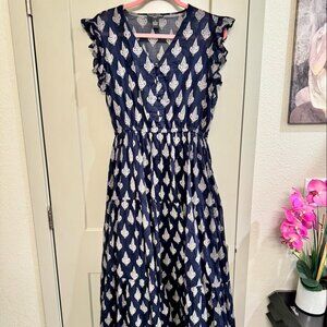 Chelsea & Theodore 100% Cotton Flowy Midi Dress